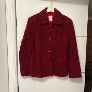 Neiman Marcus Cranberry Jacket